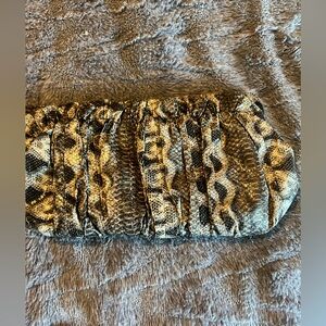 Express Snake Print Clutch